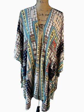 Umgee Multi Pattern Design Kimono NWOT